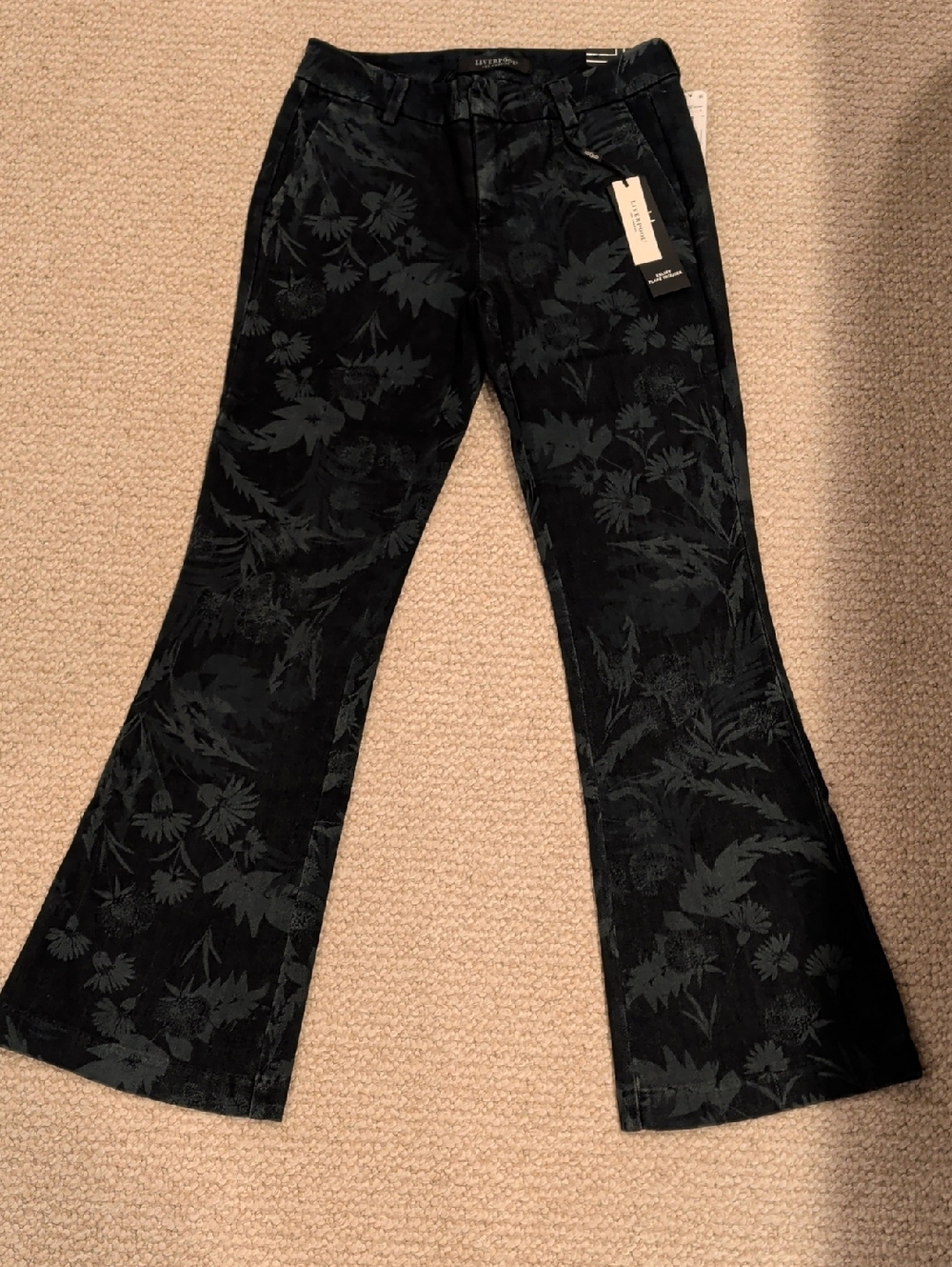 Liveepool Kelsey Floral Flare Trousers